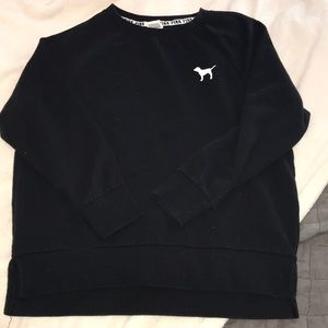 Pink crew neck sweatshirt